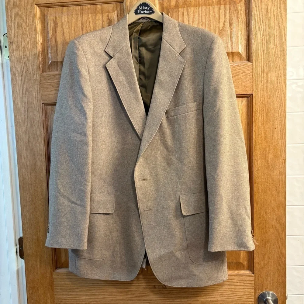 Levi’s Menswear Action Suit Set Jacket Blazer 44L Brown Vintage Mens Sport Coat